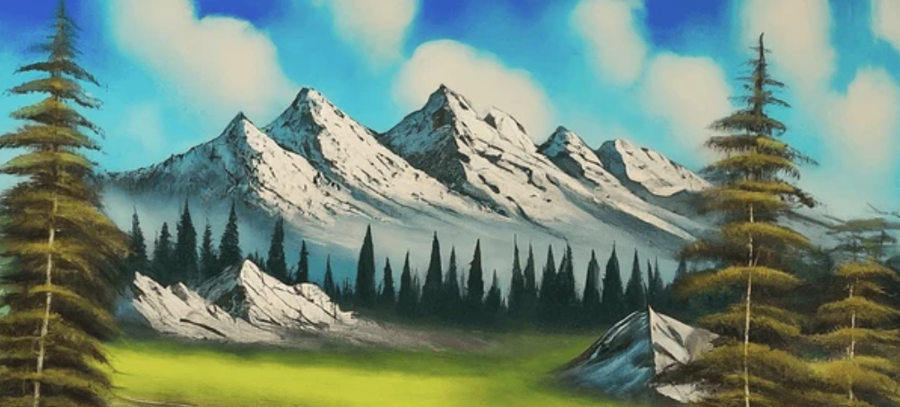 Paint (and Sip): Bob Ross edition